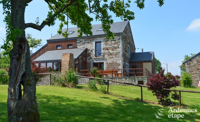 Maison spacieuse 12 personnes � Erez�e, 6 chambres, sauna, jacuzzi, salle de jeux, Ardenne