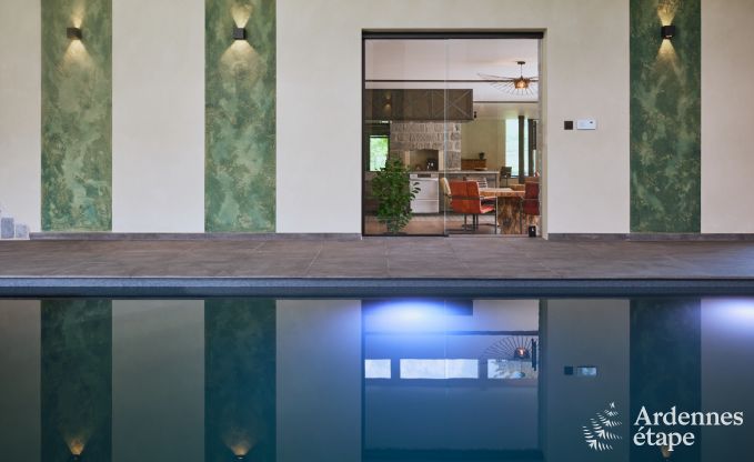 Villa luxueuse  Ereze avec 9 chambres, 9 salles de bains, piscine intrieure, sauna et grand jardin pour 24 personnes