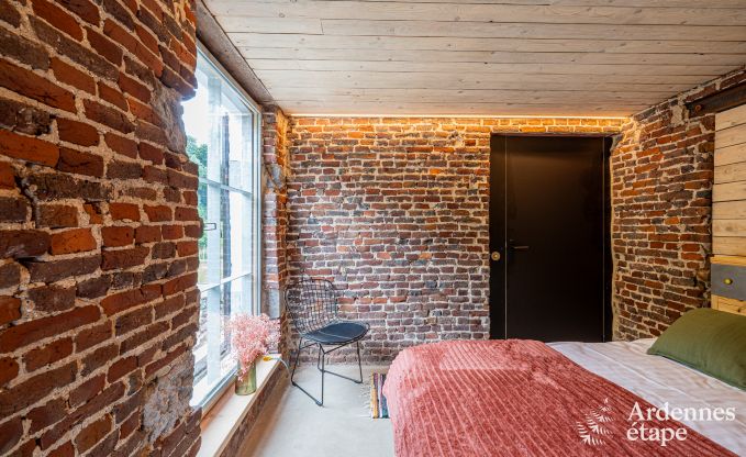 Maison de vacances exceptionnelle  Esneux pour 18 personnes avec 6 chambres, piscine  dbordement et jacuzzi extrieur