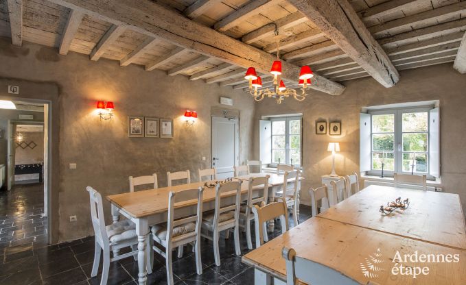 Maison de vacances � Maredsous pour 32 personnes en Ardenne