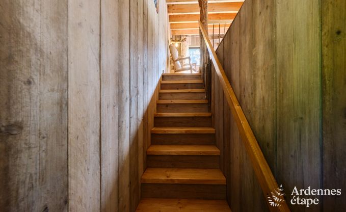 Charmant chalet pour 4 personnes avec 2 chambres, terrasse prive et barbecue