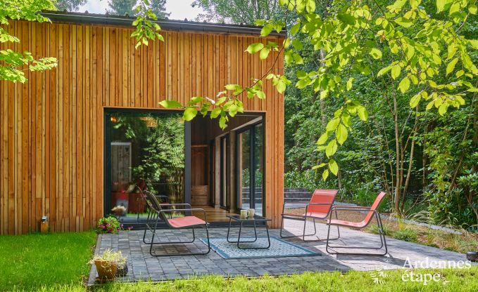 Charmant chalet pour 4 personnes avec 2 chambres, terrasse prive et barbecue