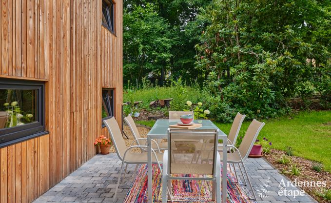 Charmant chalet pour 4 personnes avec 2 chambres, terrasse prive et barbecue