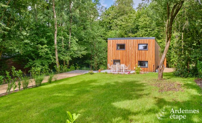 Charmant chalet pour 4 personnes avec 2 chambres, terrasse prive et barbecue