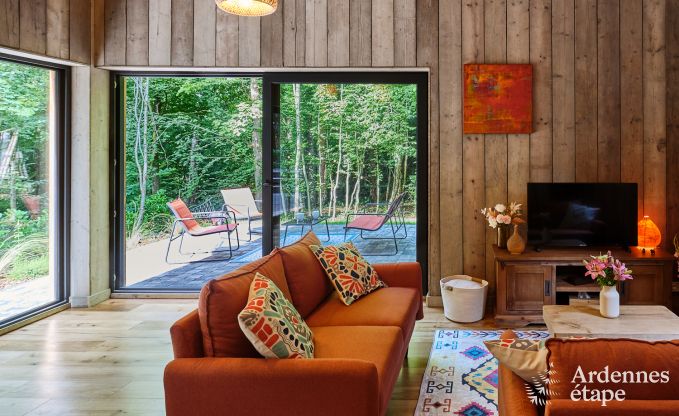 Charmant chalet pour 4 personnes avec 2 chambres, terrasse prive et barbecue