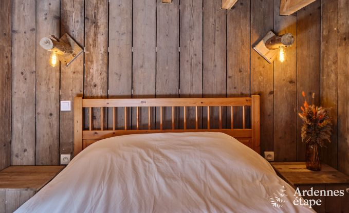 Charmant chalet pour 4 personnes avec 2 chambres, terrasse prive et barbecue