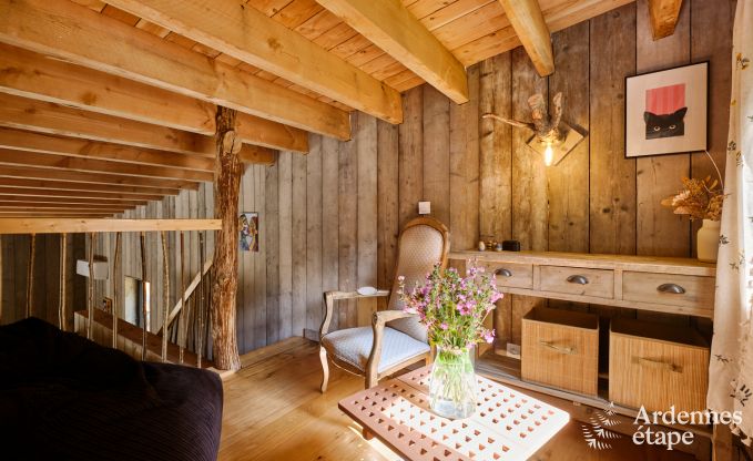 Charmant chalet pour 4 personnes avec 2 chambres, terrasse prive et barbecue