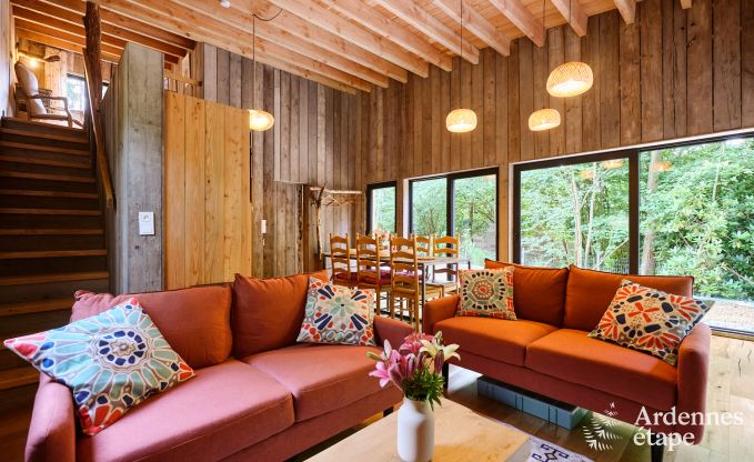 Charmant chalet pour 4 personnes avec 2 chambres, terrasse prive et barbecue