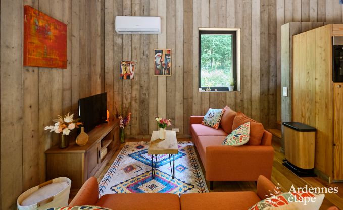 Charmant chalet pour 4 personnes avec 2 chambres, terrasse prive et barbecue