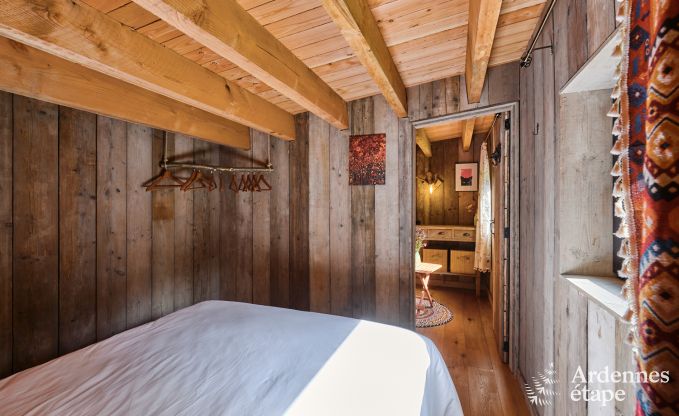 Charmant chalet pour 4 personnes avec 2 chambres, terrasse prive et barbecue