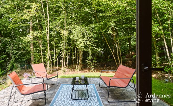 Charmant chalet pour 4 personnes avec 2 chambres, terrasse prive et barbecue