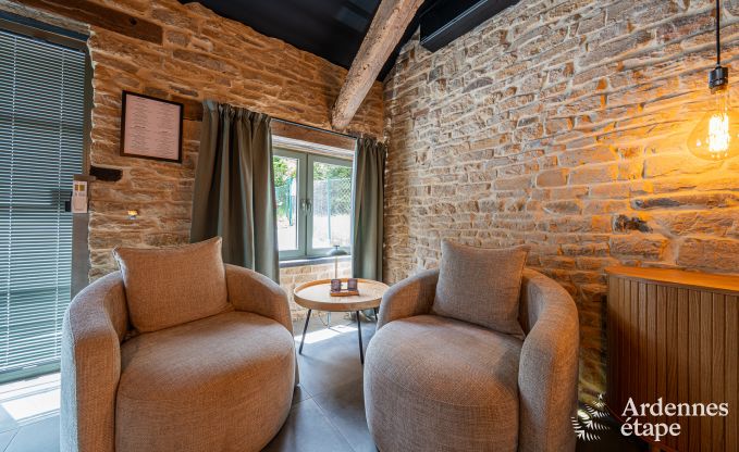 Maison romantique de luxe pour 2 personnes  Sainte-Ccile, avec sauna et jacuzzi dans une ancienne scierie
