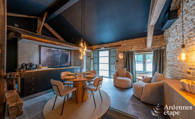 Maison romantique de luxe pour 2 personnes  Sainte-Ccile, avec sauna et jacuzzi dans une ancienne scierie