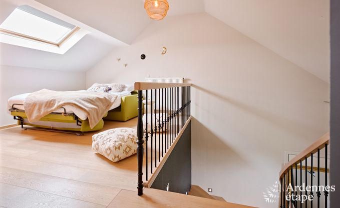 Grande maison de vacances confortable pour 10 personnes  Voeren avec piscine prive, jacuzzi et jardin