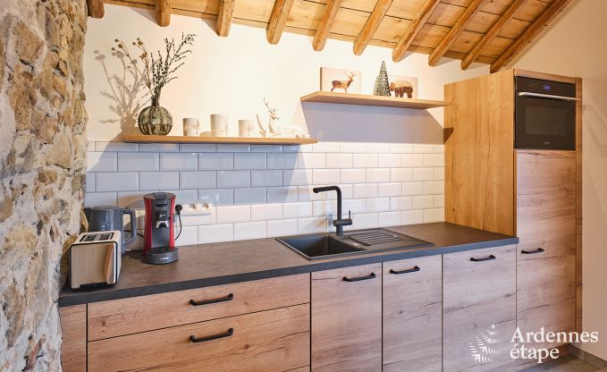 Maison de vacances conviviale  Francorchamps pour 4 personnes avec terrasse prive avec une vue magnifique