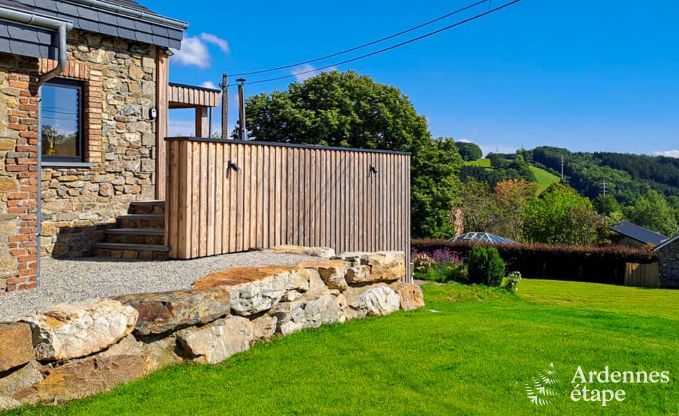 Maison de vacances conviviale  Francorchamps pour 4 personnes avec terrasse prive avec une vue magnifique
