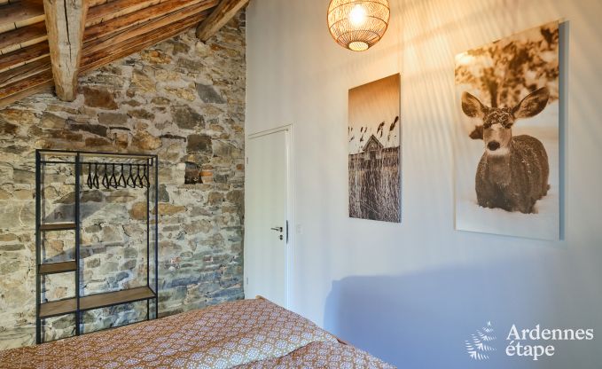 Maison de vacances conviviale  Francorchamps pour 4 personnes avec terrasse prive avec une vue magnifique