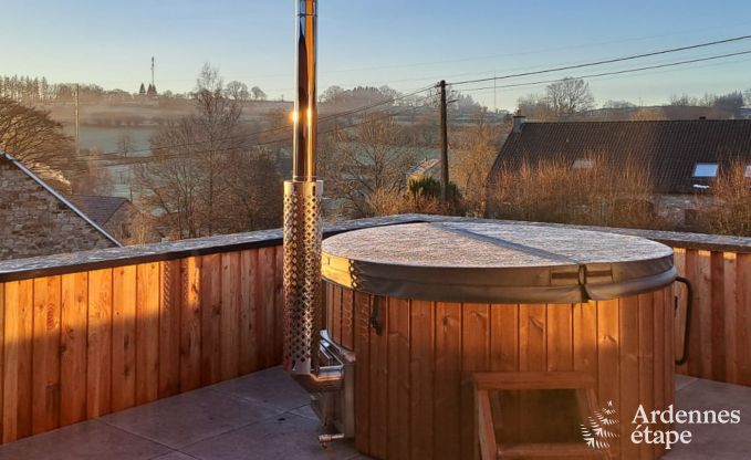 Maison de vacances conviviale  Francorchamps pour 4 personnes avec terrasse prive avec une vue magnifique