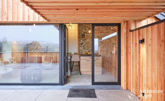 Maison de vacances conviviale � Francorchamps pour 4 personnes avec terrasse priv�e avec une vue magnifique