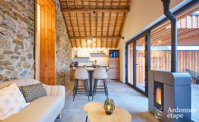 Maison de vacances conviviale � Francorchamps pour 4 personnes avec terrasse priv�e avec une vue magnifique