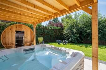 Maison de vacances pour 2 personnes à Francorchamps avec jacuzzi, sauna et jardin privé.