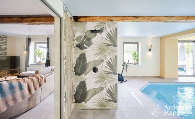 Maison de vacances avec piscine int�rieure � Froidchapelle, Ardenne