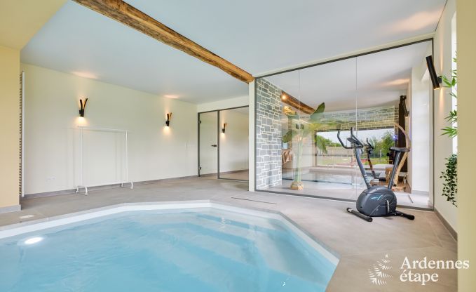 Maison de vacances avec piscine int�rieure � Froidchapelle, Ardenne