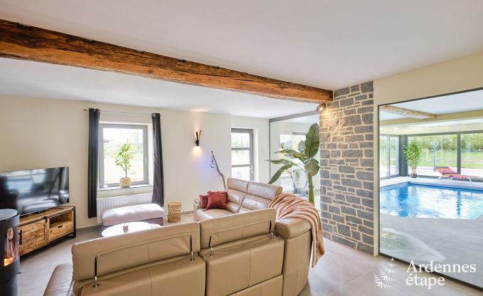 Maison de vacances avec piscine int�rieure � Froidchapelle, Ardenne