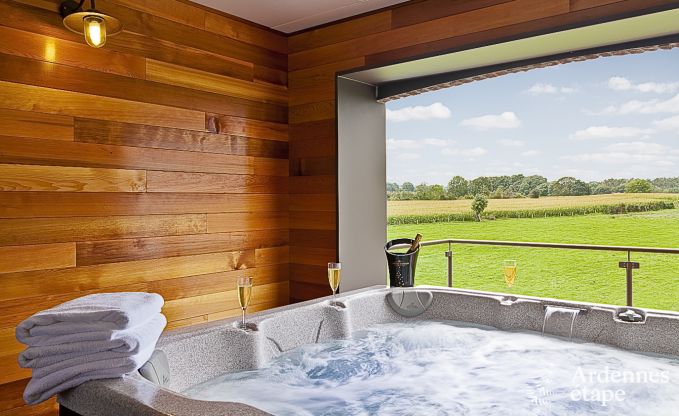 Maison de vacances de luxe  Froidthier pour 10 personnes avec piscine, bien-tre et 5 chambres prs d'Aubel