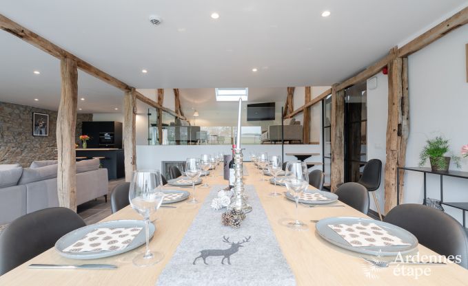 Maison de vacances � Gedinne pour 13 personnes en Ardenne