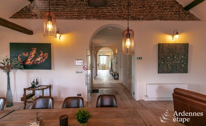 Ch�teau � Gesves pour 40 personnes en Ardenne