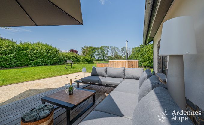 Maison de vacances Gesves pour 6 personnes avec 3 chambres et 3 salles de bains, jacuzzi, ptanque 