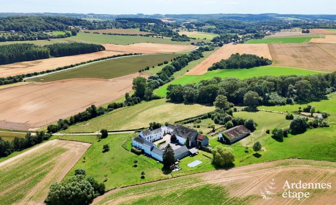 Maison de vacances � Gesves pour 6/8 personnes en Ardenne