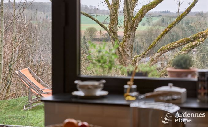 Maisonnette de vacances romantique  Gesves pour 2 personnes avec terrasse prive et quipements modernes