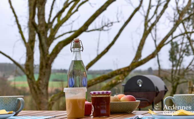 Maisonnette de vacances romantique  Gesves pour 2 personnes avec terrasse prive et quipements modernes