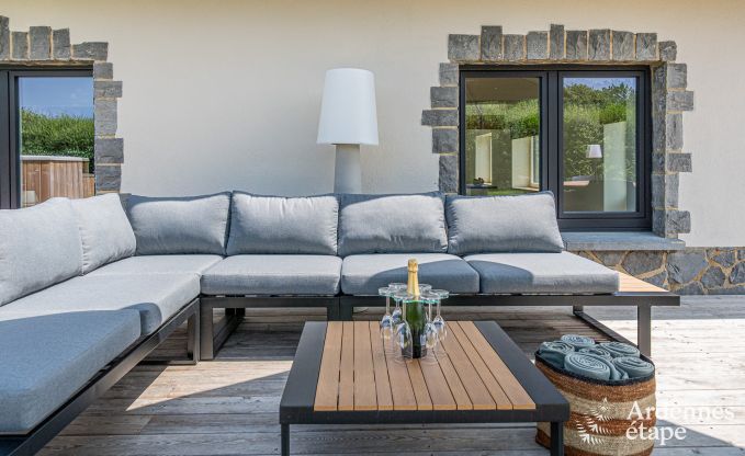 Maison de vacances Gesves pour 6 personnes avec 3 chambres et 3 salles de bains, jacuzzi, ptanque 