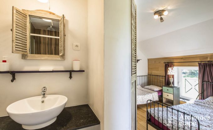 Maison de vacances pour familles � Gouvy avec piscine, sauna et vue en Ardenne