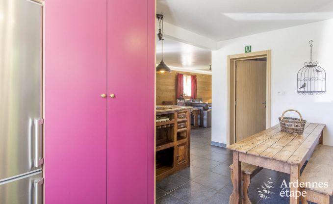 Maison de vacances pour familles � Gouvy avec piscine, sauna et vue en Ardenne