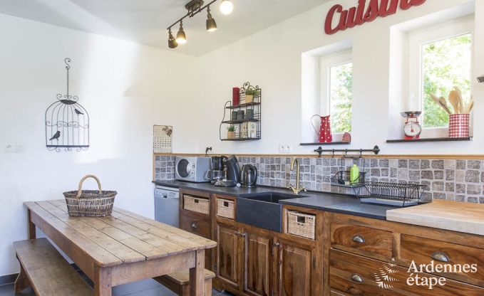 Maison de vacances pour familles � Gouvy avec piscine, sauna et vue en Ardenne