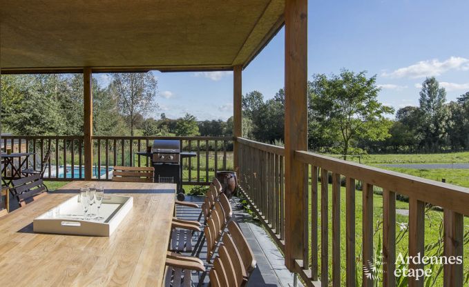 Maison de vacances pour familles � Gouvy avec piscine, sauna et vue en Ardenne