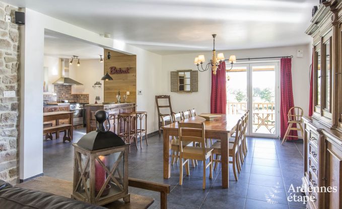 Maison de vacances pour familles � Gouvy avec piscine, sauna et vue en Ardenne