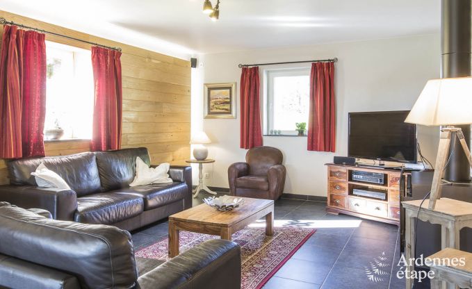 Maison de vacances pour familles � Gouvy avec piscine, sauna et vue en Ardenne