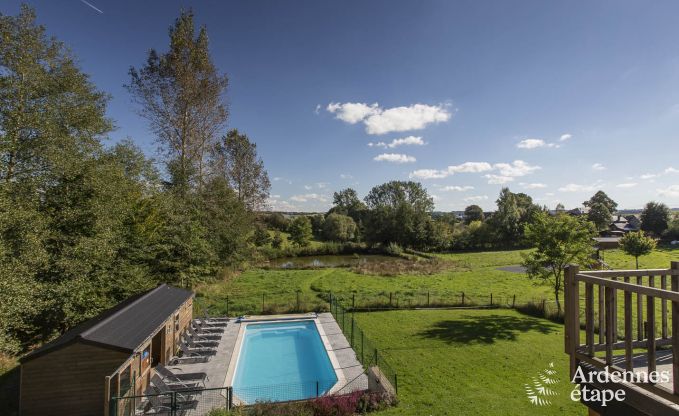 Maison de vacances pour familles � Gouvy avec piscine, sauna et vue en Ardenne