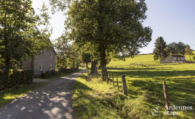Maison de vacances pour familles � Gouvy avec piscine, sauna et vue en Ardenne