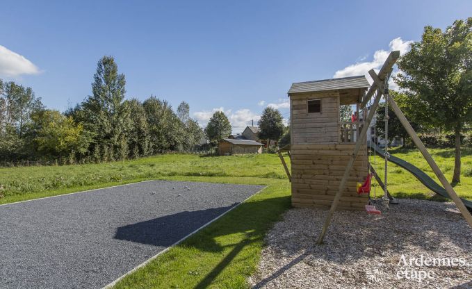 Maison de vacances pour familles � Gouvy avec piscine, sauna et vue en Ardenne