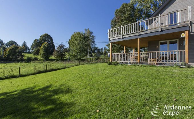 Maison de vacances pour familles � Gouvy avec piscine, sauna et vue en Ardenne