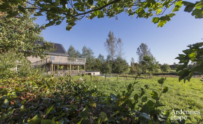 Maison de vacances pour familles � Gouvy avec piscine, sauna et vue en Ardenne