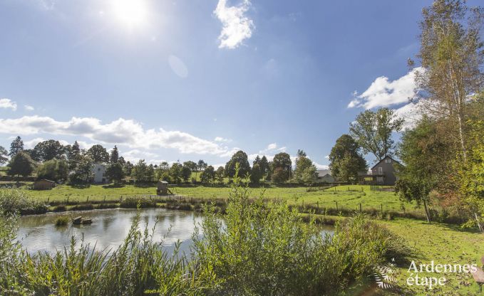Maison de vacances pour familles � Gouvy avec piscine, sauna et vue en Ardenne
