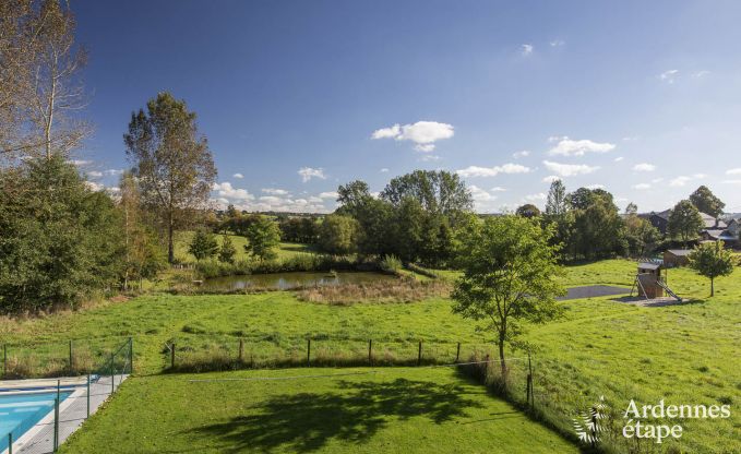 Maison de vacances pour familles � Gouvy avec piscine, sauna et vue en Ardenne