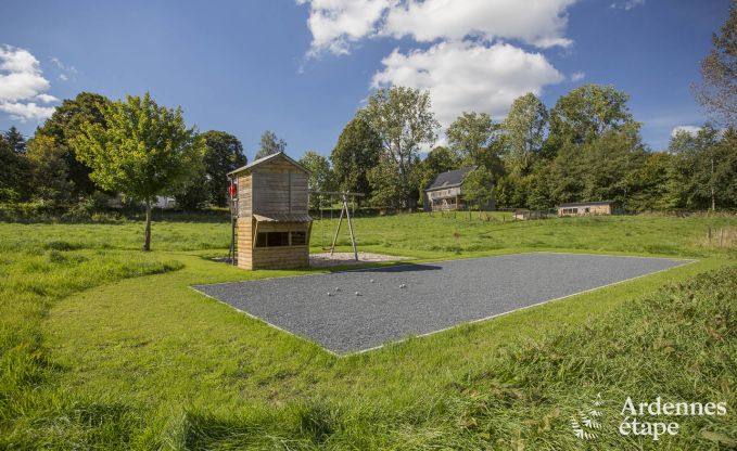 Maison de vacances pour familles � Gouvy avec piscine, sauna et vue en Ardenne
